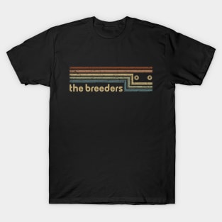 The Breeders Cassette Stripes T-Shirt